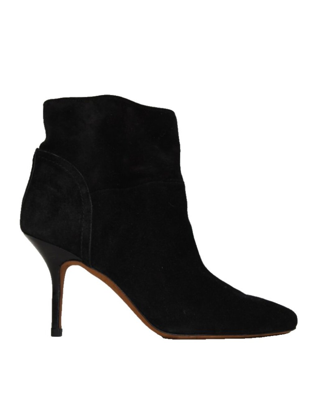 New! Polo Ralph Lauren 6.5 B Sueded Calfskin Bootie Black DD82A ZZ